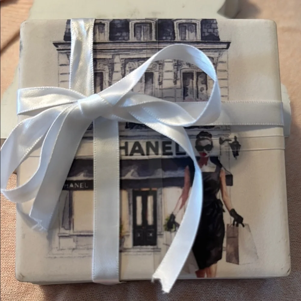 Chanel and Dior Lux Designer Themed Decorative Coasters